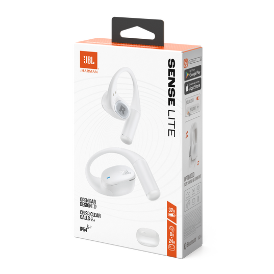 JBL SENSE LITE ワイヤレスイヤホン ホワイト JBL Sense Lite | True Wireless Open-ear Headphones