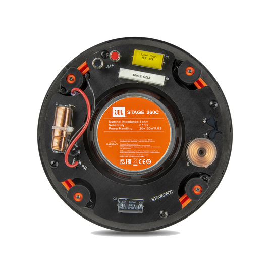 Stage 260C - Black - 2-way 6.5in (166mm) In-Ceiling Loudspeaker - Back