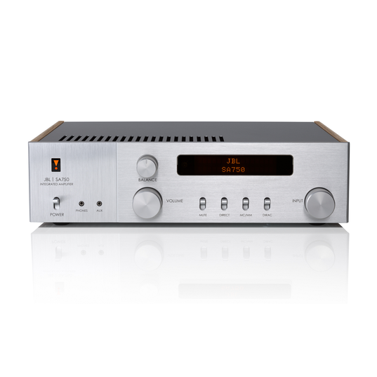 JBL SA750 - Walnut - Streaming Integrated Stereo Amplifier - Top