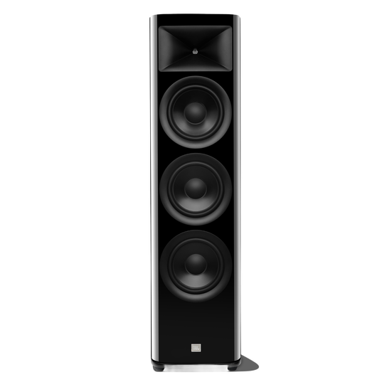 HDI-3800 - Black Gloss - 2 ½-way Triple 8-inch (200mm) Floorstanding Loudspeaker - Hero