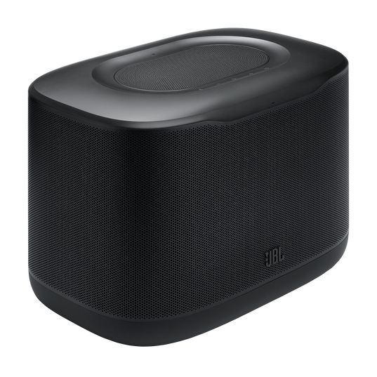 JBL Cove X1 - Black - 3D Room-Filling Wi-Fi home speaker - Hero