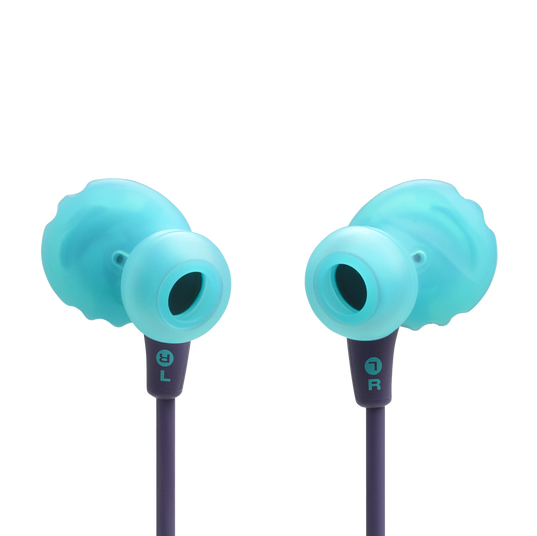 JBL Endurance Run 3 USB-C - Purple - USB-C Wired Sport Headphones - Back