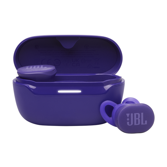 JBL Endurance Race 2 - Purple - Waterproof sports true wireless earbuds - Hero
