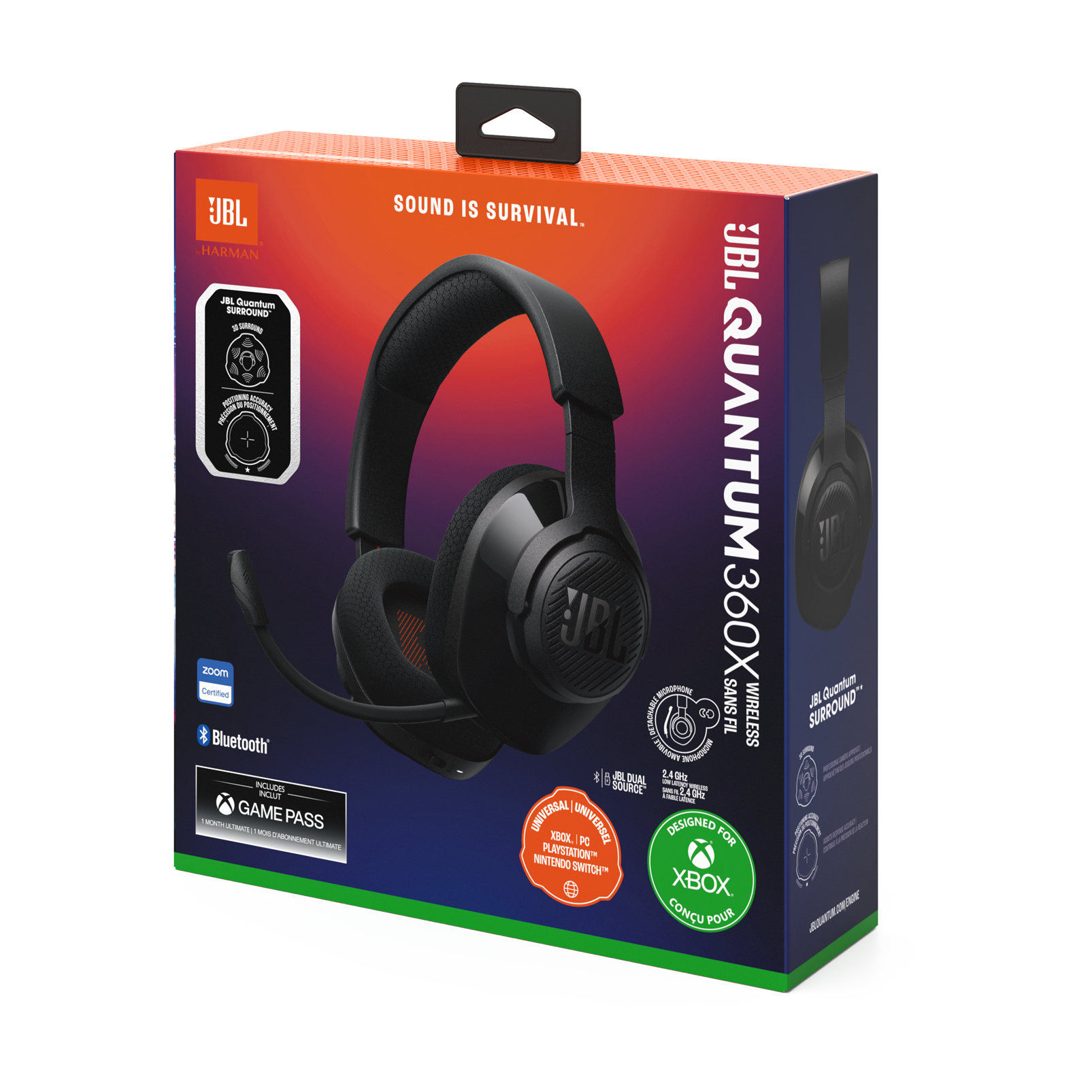 美品　中古　JBL QUANTUM 360 WIRELESS JBL Quantum 360X Wireless | Wireless over-ear gaming headset