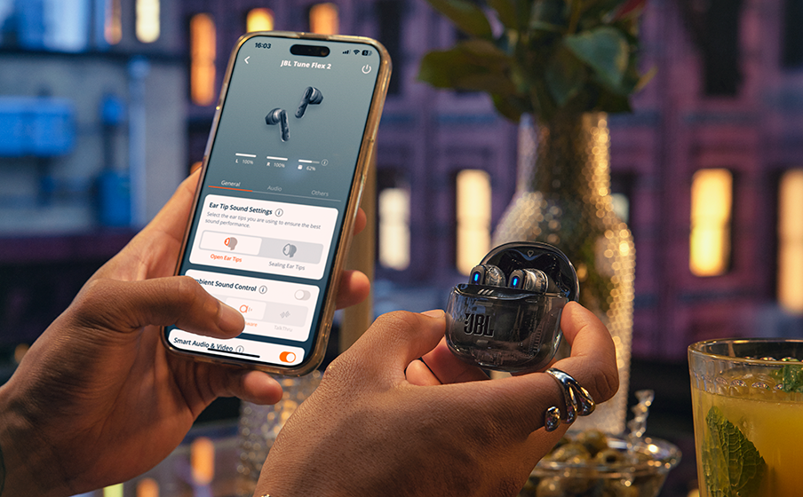 JBL Tune Flex 2 Ghost Edition | True Wireless Noise Cancelling Earbuds